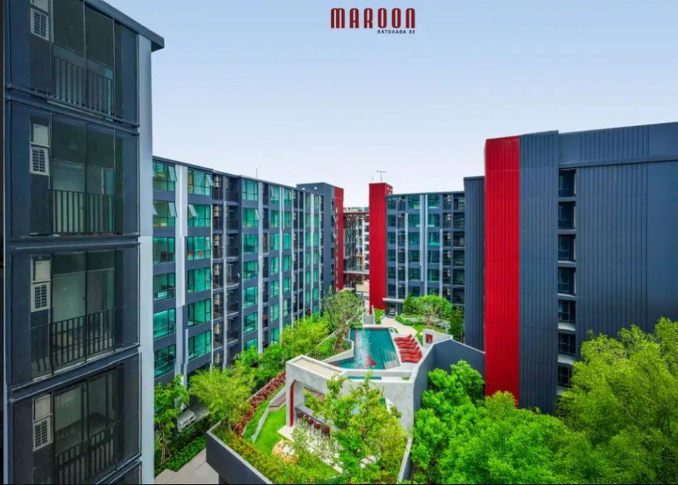 รูป Maroon Ratchada 32 : มารูน รัชดา 32 (ชั้น 5) วิวสระว่ายน้ำ - รูปที่ 3/5
