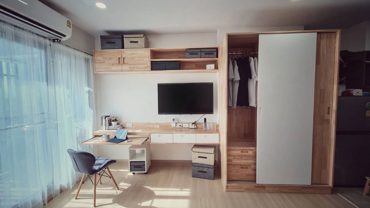 picture For Rent Supalai Veranda Phasi Charoen 1 bedroom 28 sqm. with furniture 10,000 baht - 3/10