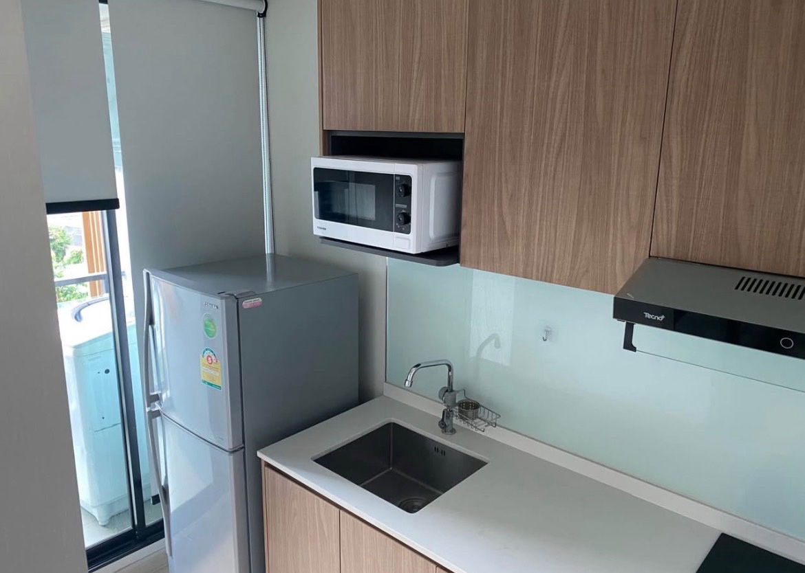 รูป ให้เช่า 𝗧𝗵𝗲 𝗖𝘂𝗯𝗲 𝗣𝗿𝗲𝗺𝗶𝘂𝗺 𝗥𝗮𝗺𝗶𝗻𝘁𝗿𝗮 𝟯𝟰 🏡 𝟵,𝟱𝟬𝟬 มีเครื่องซักผ้า พร้อมอยู่‼️#ตอบแชทไว 🔥🔥 รหัส B229 - รูปที่ 4/6