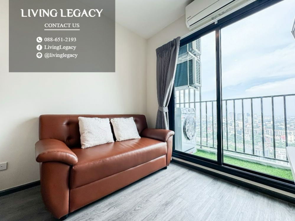 รูป LV1Z4E0O ให้เช่าคอนโด Rich Park @ Triple Station 27 ตร.ม. ชั้น 31 line id : @livinglegacy - รูปที่ 3/10