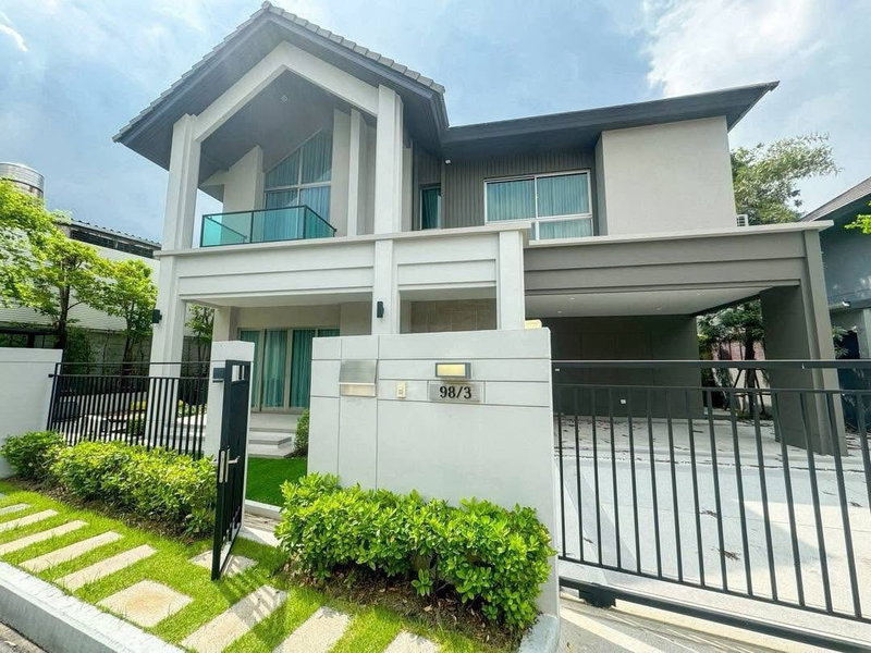 บ้านเดี่ยวให้เช่า : #A124347 ✅ 6/8/68  ให้เช่าบ้านเดี่ยว Bangkok Boulevard Signature Ladprao-Serithai📲📢สอบถาม ld line @condoboy