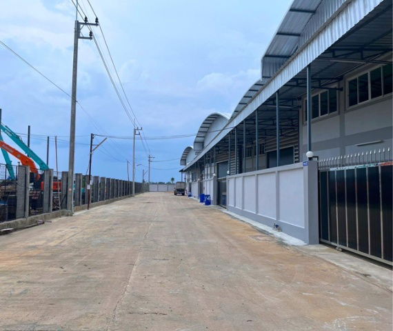 รูป รพ.สต.คลองมะเดื่อ 4.4กม. รร.ทานตะวันไตรภาษา 4.2 กม.2 ออฟฟิศ ตลาดแครายพลาซ่า 800 ม. ให้เช่าโกดัง พร้อมออฟฟิศ 2ชั้น 659ตร.ม. 169ตร.วา. - รูปที่ 7/8