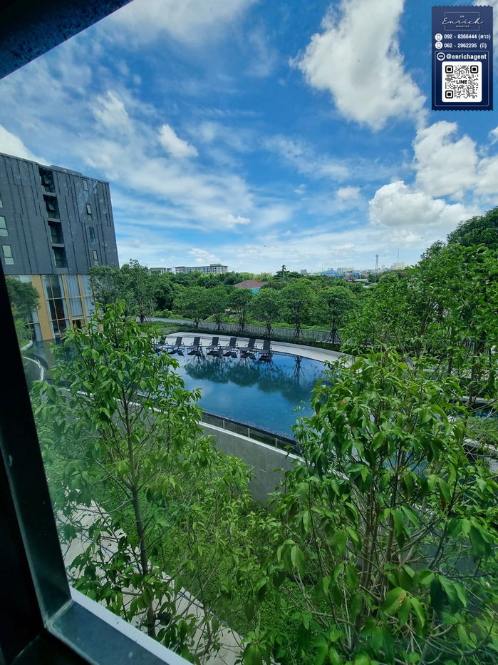 รูป 💙ให้เช่า Atmoz Tropicana Bangna วิวสระ สไตล์รีสอร์ท MRT ศรีเอี่ยม💙 โทร. 092-8366444 ดาว // Line id : @enrichagent - รูปที่ 10/11