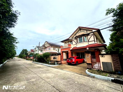 บ้านเดี่ยว ถนนสุขาภิบาล 5 : 68070948 : ขายบ้านเดี่ยว 2 ชั้น Built-in ทั้งหลัง ขนาด 4 ห้องนอน บนที่ดิน 84.3 ตารางวา หมู่บ้านลัดดารมย์ วัชรพล-สุขาภิบาล 5