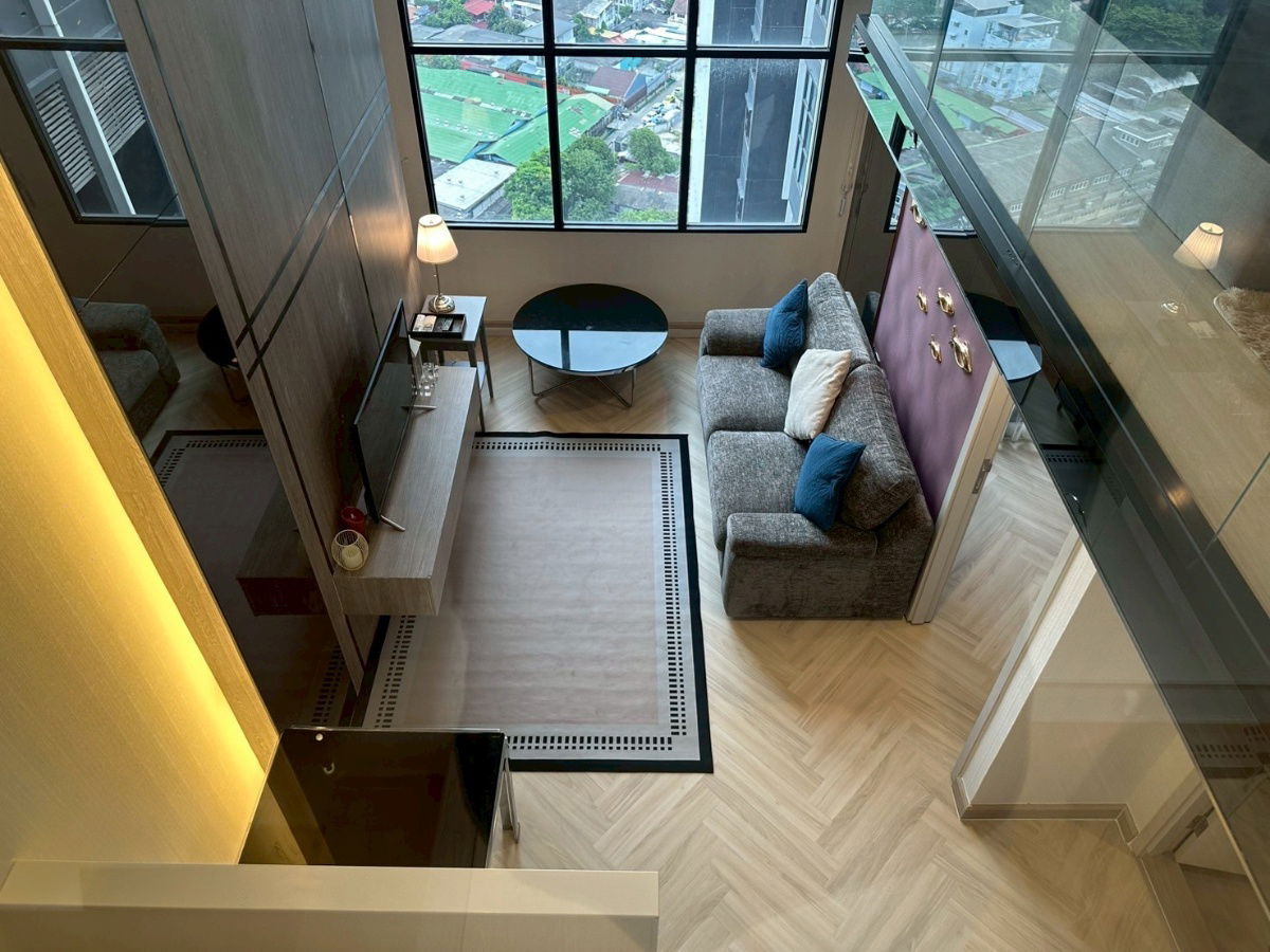picture Beautiful decoration room, friendly price, ready to rent 46 sq.m., floor 20+ Fully Furnished. ready to move in - 1/8
