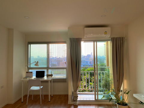 🔺 For Rent Condo LUMPINI VILLE PHATANAKAN - SRINAKARIN Building 1, Floor 9,Studio, Room size 26 sqm