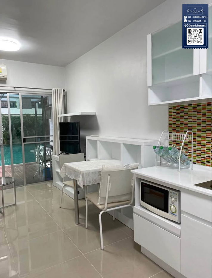 picture 💙For rent A Space Asoke-Ratchada, beautiful room, next to the swimming pool, near MRT Rama 9💙 Call 062-2962295 Ni// Line ID: @enrichagent - 2/14