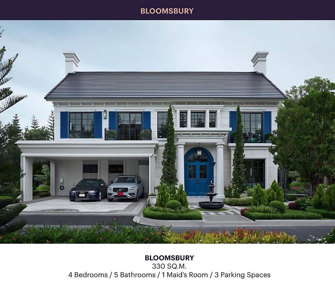 รูป 🏡 ณรินสิริ กรุงเทพกรีฑา – บ้านตัวอย่างแปลง 9/18 | แต่งครบ พร้อมอยู่ ใกล้ Brighton College - รูปที่ 2/14
