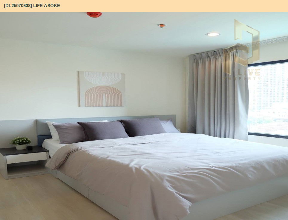 picture DL25070638 Condo for rent, Life Asoke near MRT เพชรบุรี, ready to move in, call urgently 0656133286 LineID @534wlwof - 5/11