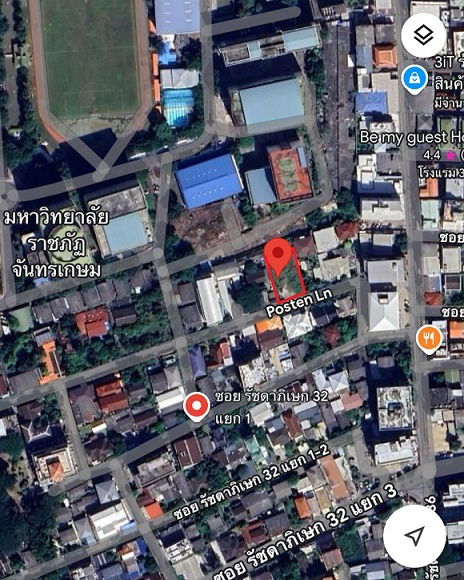 รูป ขายที่ดินเปล่า ซ.รัชดาภิเษก 32 ใกล้รถไฟฟ้าใต้ดิน ลาดพร้าว ขนาด 191.6 ตารางวา ถมแล้ว เหมาะสร้างบ้านพักอาศัย - รูปที่ 7/8