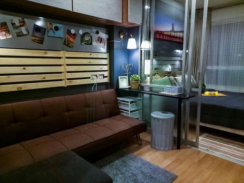 📌 For Rent Condo LUMPINI VILLE ONNUT - PHATTHANAKAN Building C1, Floor 2,1 bed room, Room size 23.00 sqm