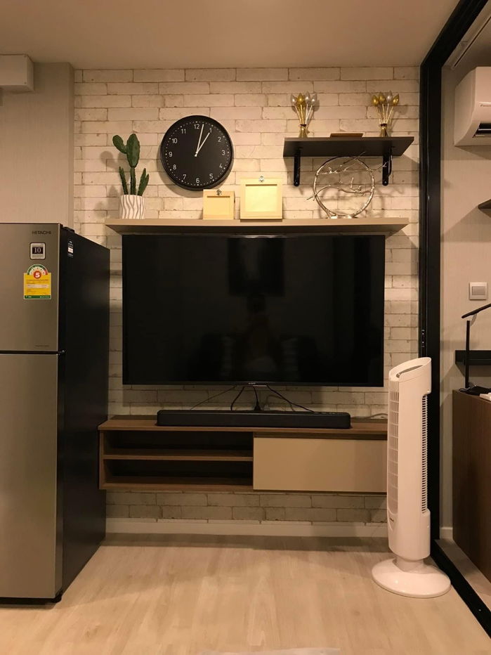 รูป 🚩ให้เช่า​  Kave​ Condo​ ตรงข้าม​ ม.กรุงเทพ​ ตึก​ A​ ชั้น​ 5, ​ พท.​26​ ​ตรม.​ ตกแต่ง​ ​Modern, เครื่องไฟฟ้าครบ - รูปที่ 8/14