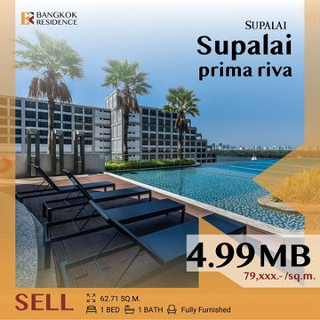 Supalai Prima Riva , Riverfront High-Rise on Rama 3