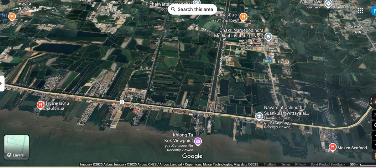 รูป ขายที่ดิน เทศบาลบางปู ซอย 126-1 อำเภอเมือง จังหวัดสมุทรปราการ จำนวน 146 ตารางวา ราคาตารางวาละ 15,000 บาท รวมเป็นเงิน 2,190,000 บาท (ราคารวมภาษีที่ดิน) - รูปที่ 14/18