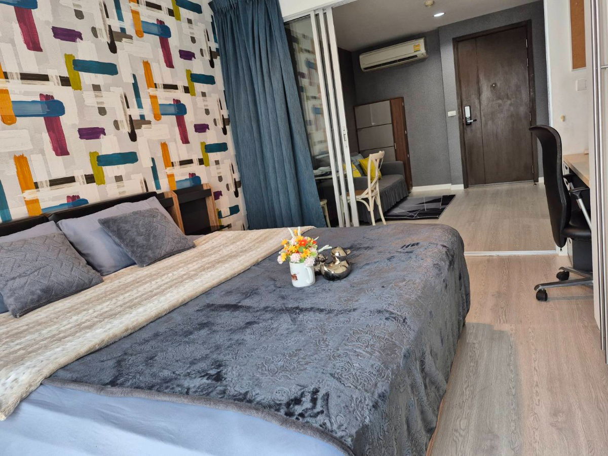 picture 🏢 For Rent 1Bedroom - Rhythm Sathorn Narathiwas 38Sq. Fully furnished , Beautiful room - 2/10