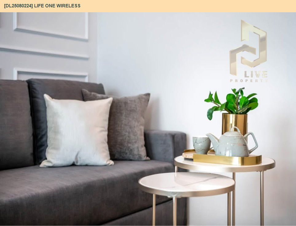 picture MDL25080224 Condo for rent, Life One Wireless near BTS Ploen Chit, ready to move in, call urgently 0656133286 LineID @534wlwof - 4/9