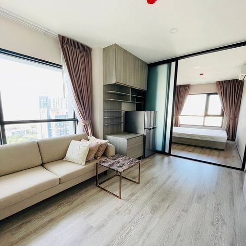 cd1788 ให้เช่าคอนโด ห้องสวย ชั้นสูง ห้องมุม 1 Bedroom Plus ราคาถูก คอนโด Knightsbridge Prime Onnut สุขุมวิท77 ใกล้ bts อ่อนนุช เพียง 500เมตร