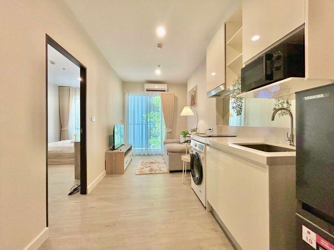 รูป 🔔The Sky Sukhumvit ห้องสวยตรงปก 1 ห้องนอน l เฟอร์ครบ l พร้อมอยู่! ☎️082 449 1563 💚ทักไลน์ @parisa.propty ตอบไวค่ะ☺️ - รูปที่ 4/7