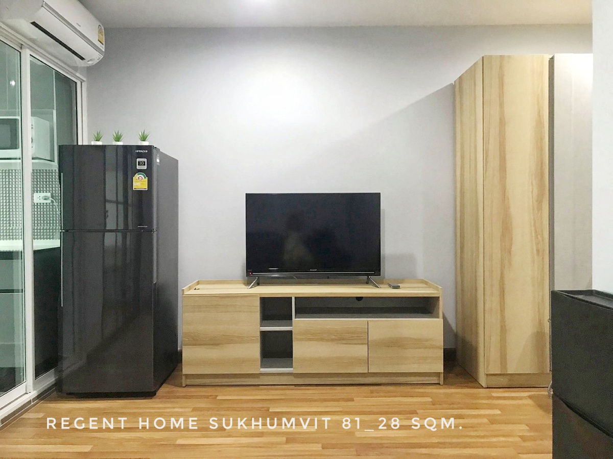 รูป คอนโดให้เช่า Regent Home สุขุมวิท81 วิวสระว่ายน้ำ เฟอร์ครบ ใกล้BTS อ่อนนุช โลตัส - รูปที่ 1/10