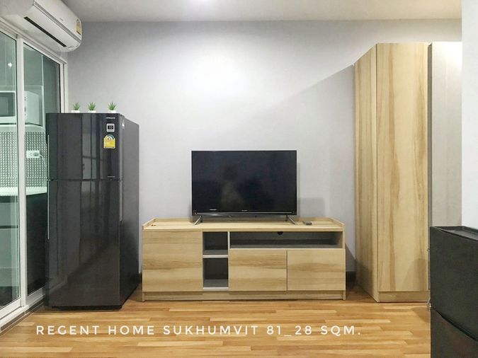 คอนโดให้เช่า Regent Home สุขุมวิท81 วิวสระว่ายน้ำ เฟอร์ครบ ใกล้BTS อ่อนนุช โลตัส