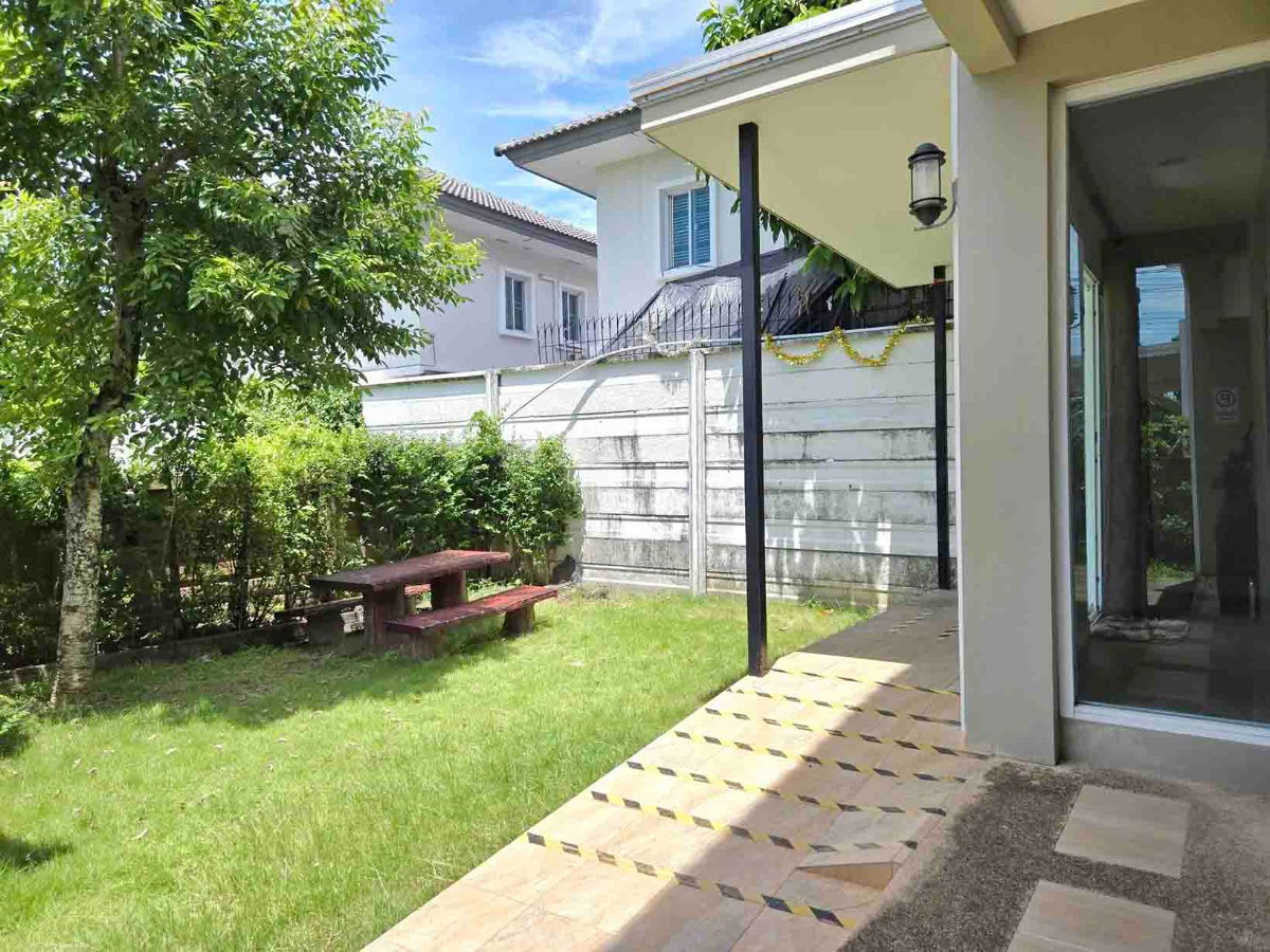 picture 2-story detached house for rent in Passorn Prestige Village, Rangsit, Khlong 2 Located on a main road. - 8/11