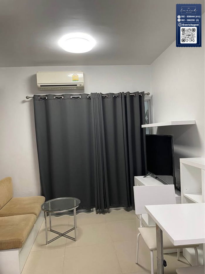 picture 💙For rent A Space Asoke-Ratchada, beautiful room, next to the swimming pool, near MRT Rama 9💙 Call 062-2962295 Ni// Line ID: @enrichagent - 8/14