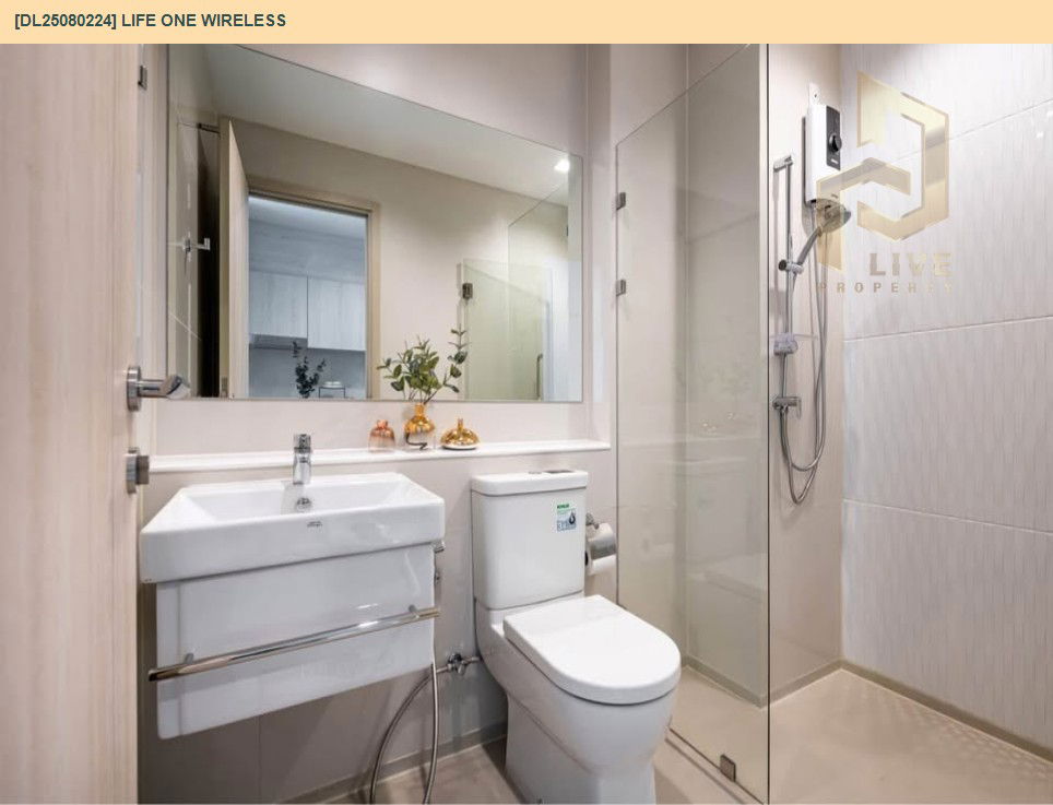 picture MDL25080224 Condo for rent, Life One Wireless near BTS Ploen Chit, ready to move in, call urgently 0656133286 LineID @534wlwof - 9/9