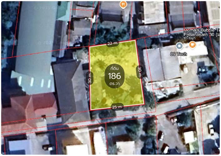รูป L-143 : ที่ดินถมแล้ว 186 ตร.วา รูปแปลงสวย ทำเลดี ซ.อธิยุทธ ถ.พัฒนาการ 20 สวนหลวง - รูปที่ 2/11