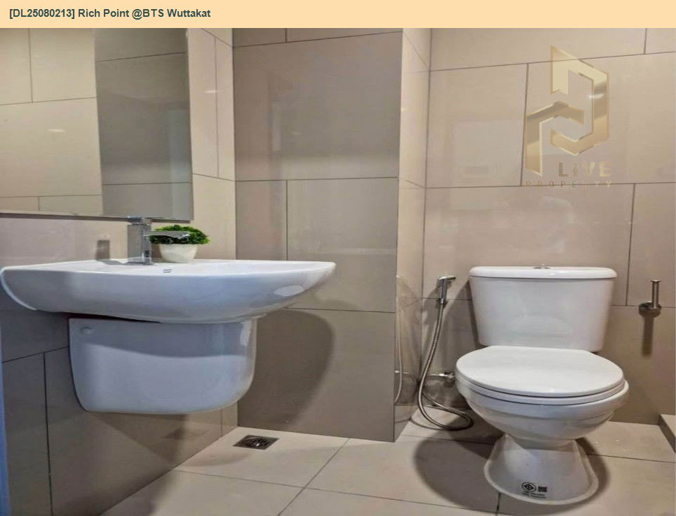 picture DL25080213 Condo for rent, Rich Point @BTS Wuttakat near BTS วุฒากาศ, ready to move in, call urgently 0656133286 LineID @534wlwof - 13/16