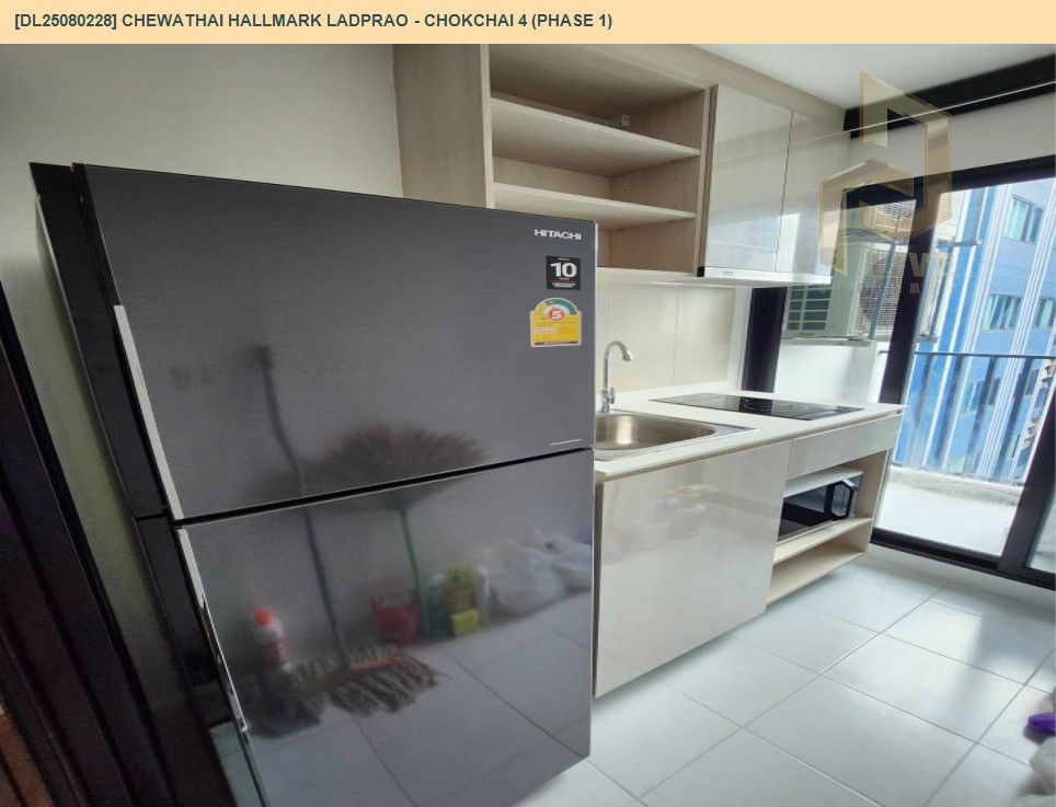 picture DL25080228 Condo for rent, Chewathai Hallmark Ladprao - Chokchai 4 near รถไฟฟ้า 3 สาย, ready to move in, call urgently 0656133286 LineID @534wlwof - 7/9