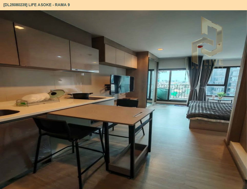 picture DL25080239 Condo for rent, Life Asoke - Rama 9 near MRT พระราม 9, ready to move in, call urgently 0656133286 LineID @655ebbvc - 5/18