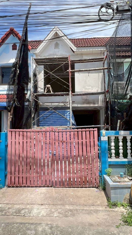 รูป ทาวน์เฮาส์ ตกแต่งใหม่ หมู่บ้านจรัญ 4 วิลล่า บางแวก 53 ใกล้ MRT - รูปที่ 2/7