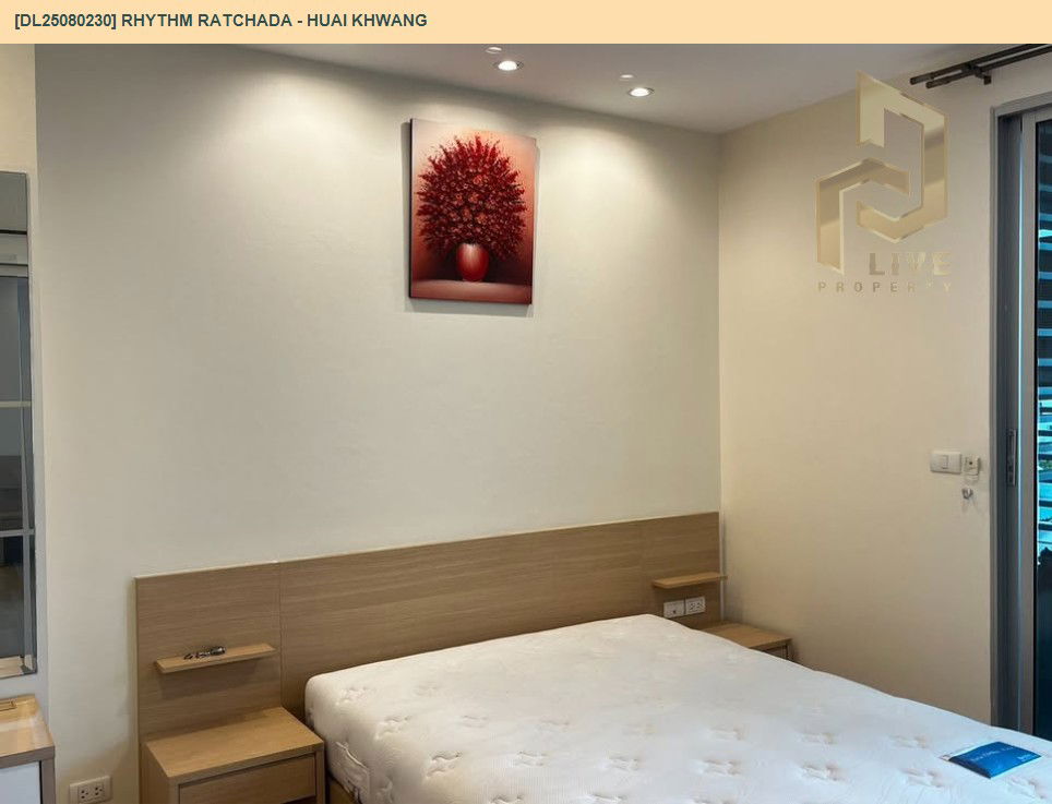 picture DL25080230 Condo for rent, Rhythm Ratchada - Huai Khwang near MRT ห้วยขวาง, ready to move in, call urgently 0656133286 LineID @655ebbvc - 3/15