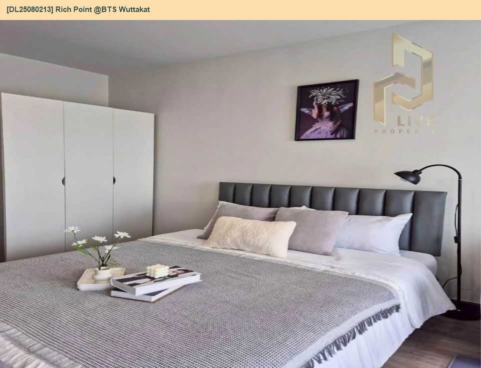 picture DL25080213 Condo for rent, Rich Point @BTS Wuttakat near BTS วุฒากาศ, ready to move in, call urgently 0656133286 LineID @534wlwof - 3/16