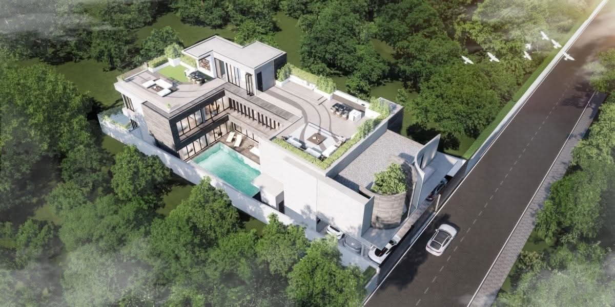 รูป บ้านวิลล่าสวยหรูอลังการ สระว่ายน้ำส่วนตัว  - รูปที่ 2/24