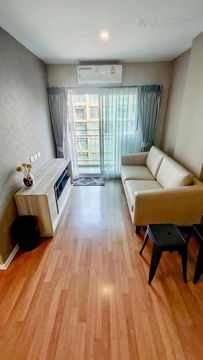 For Rent Condo LUMPINI PLACE BANGNA KM.3 Building B, Floor 7,1 bed room, Room size 26 sqm