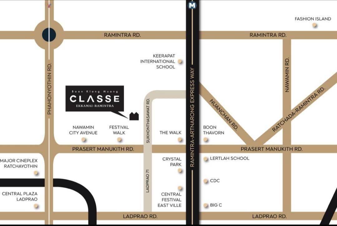รูป ขายด่วน บ้านกลางเมือง Classe เอกมัย-รามอินทรา ถูกสุดในโครงกาน  - รูปที่ 23/23