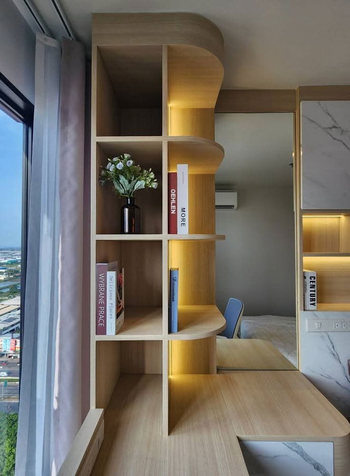 รูป 🩸ให้เช่า​ Terra​ residence​ ​1​ ห้องทิศเหนือ​, วิวธรรมศาสตร์, พท.30 ตรม.ชั้น​ 30, บิ้วอินน์จัดเต็ม, มีเครื่ิองดูดควัน, เครื่ิองอบผ้า - รูปที่ 5/25