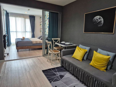 🛏️ ให้เช่า Rhythm Sathorn-Narathiwas 1ห้องนอน 🛏️  แต่งสวย ราคาพิเศษ 1ห้องนอน ทิศเหนือ ชั้นสูง 