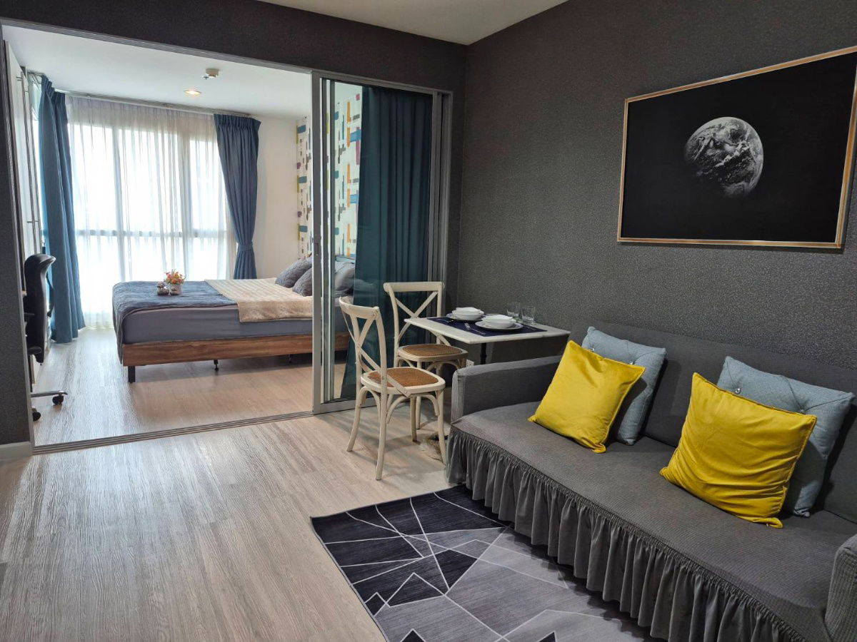 picture 🏢 For Rent 1Bedroom - Rhythm Sathorn Narathiwas 38Sq. Fully furnished , Beautiful room - 1/10