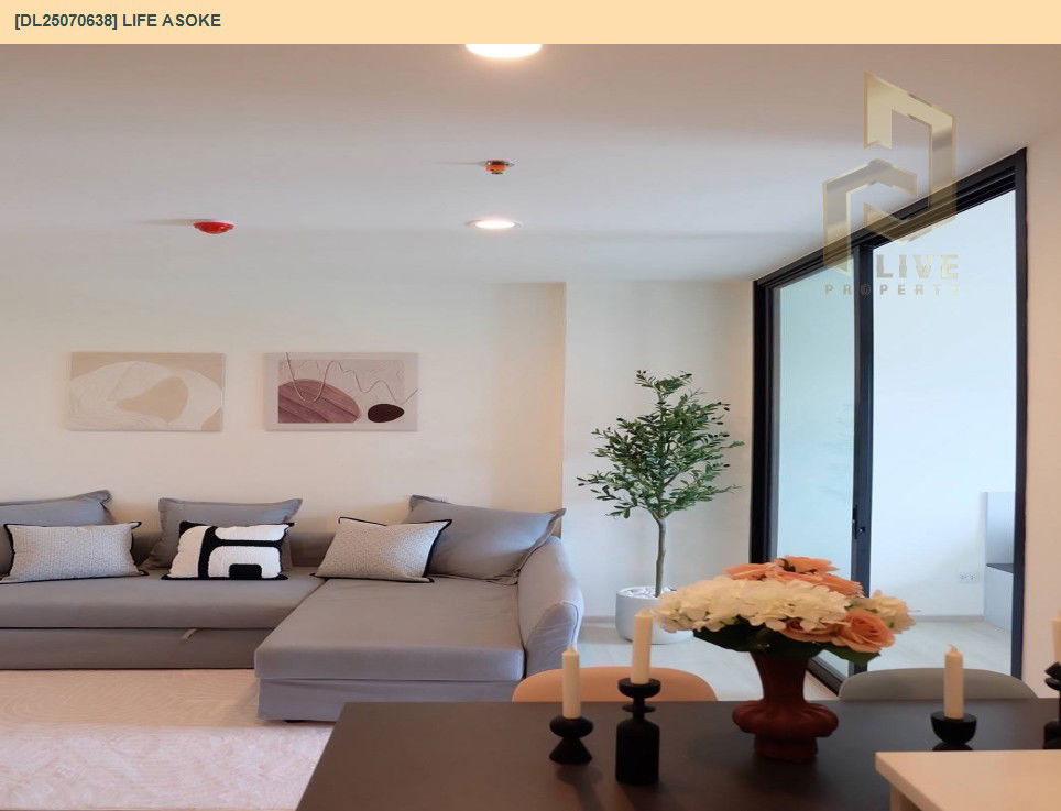 picture DL25070638 Condo for rent, Life Asoke near MRT เพชรบุรี, ready to move in, call urgently 0656133286 LineID @534wlwof - 4/11
