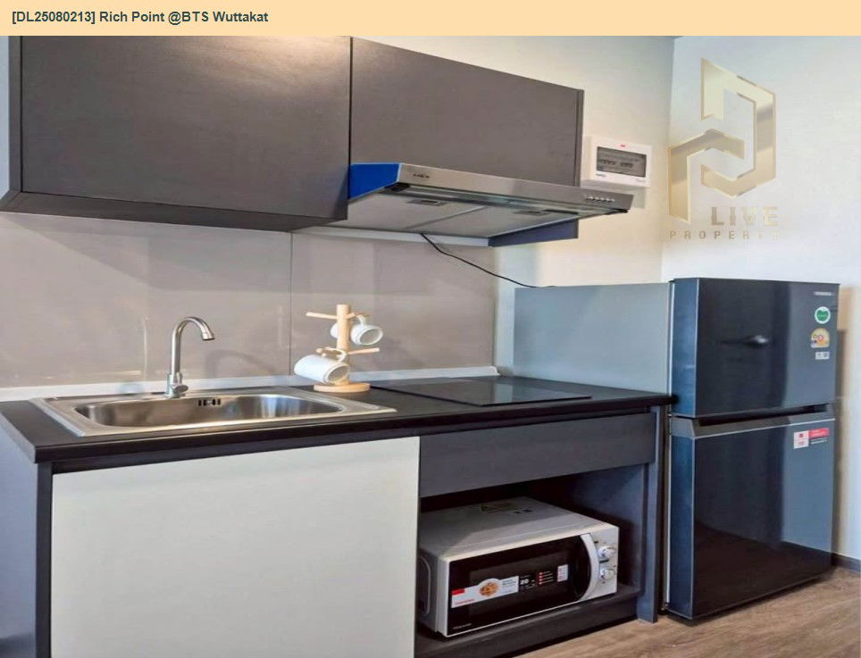 picture DL25080213 Condo for rent, Rich Point @BTS Wuttakat near BTS วุฒากาศ, ready to move in, call urgently 0656133286 LineID @534wlwof - 15/16