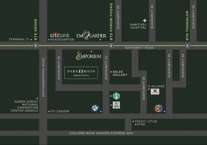 picture Condo for rent, Park Origin Phrom Phong, near BTS Phrom Phong, 45,000 baht, property code: RS1261 - 9/9