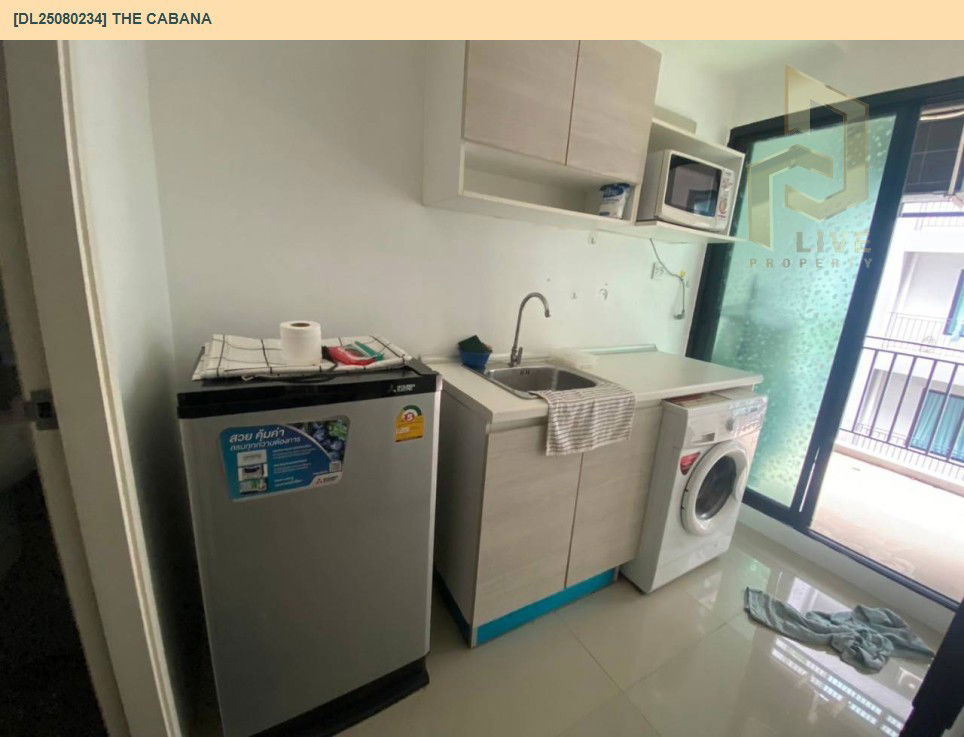 รูป DL25080234 ให้เช่าคอนโด เดอะ คาบาน่า (The Cabana) ใกล้ BTS สำโรง พร้อมเข้าอยู่ โทรด่วน 0638692663 LineID @655ebbvc - รูปที่ 7/9