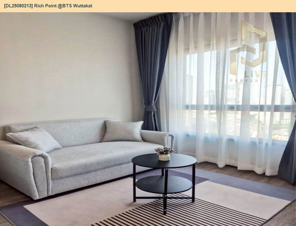 picture DL25080213 Condo for rent, Rich Point @BTS Wuttakat near BTS วุฒากาศ, ready to move in, call urgently 0656133286 LineID @534wlwof - 2/16