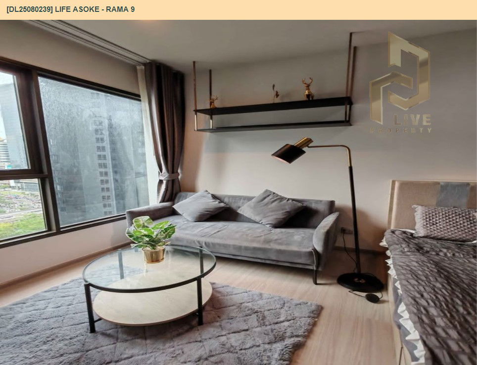 picture DL25080239 Condo for rent, Life Asoke - Rama 9 near MRT พระราม 9, ready to move in, call urgently 0656133286 LineID @655ebbvc - 6/18