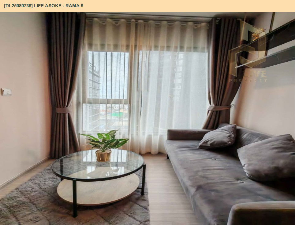 picture DL25080239 Condo for rent, Life Asoke - Rama 9 near MRT พระราม 9, ready to move in, call urgently 0656133286 LineID @655ebbvc - 18/18