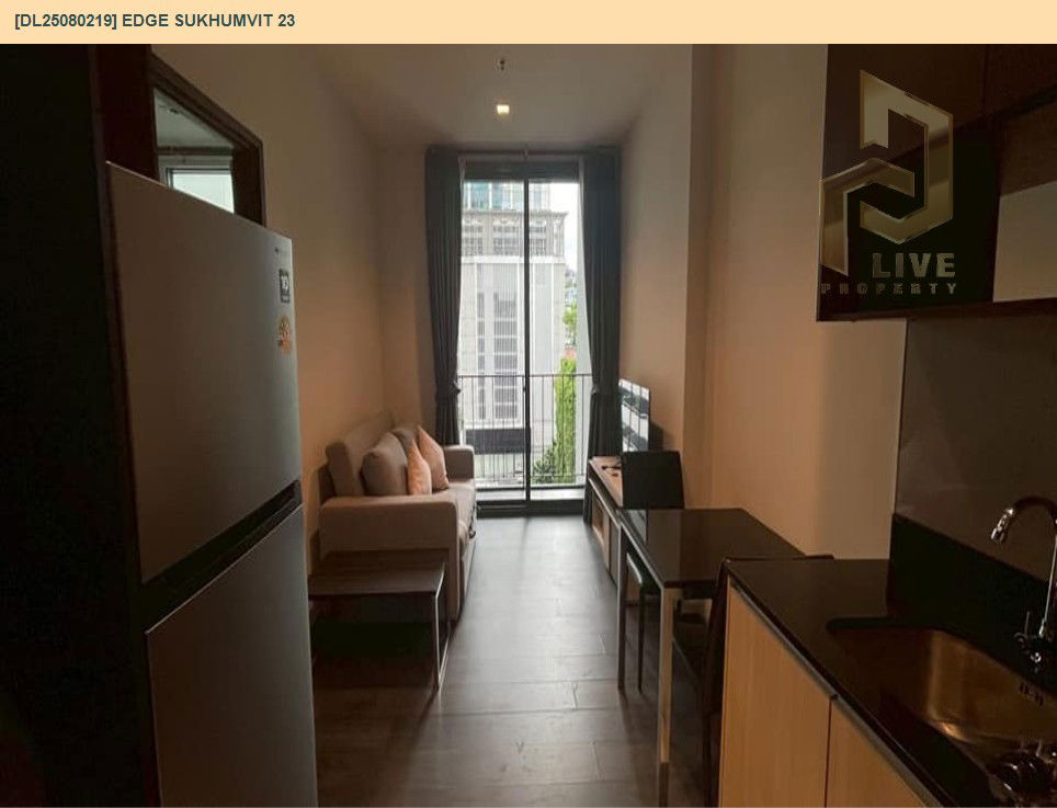 picture DL25080219 Condo for rent, Edge Sukhumvit 23 near BTS Asok, ready to move in, call urgently 0656133286 LineID @534wlwof - 4/11