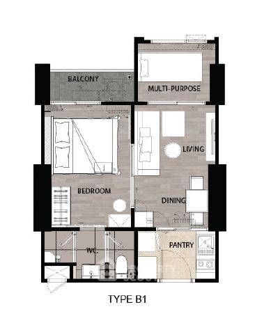 รูป คอนโด 2-ห้องนอน ที่ นิช โมโน เมกะ สเปซ บางนา ใน บางแก้ว (ID 1366203) - รูปที่ 6/6