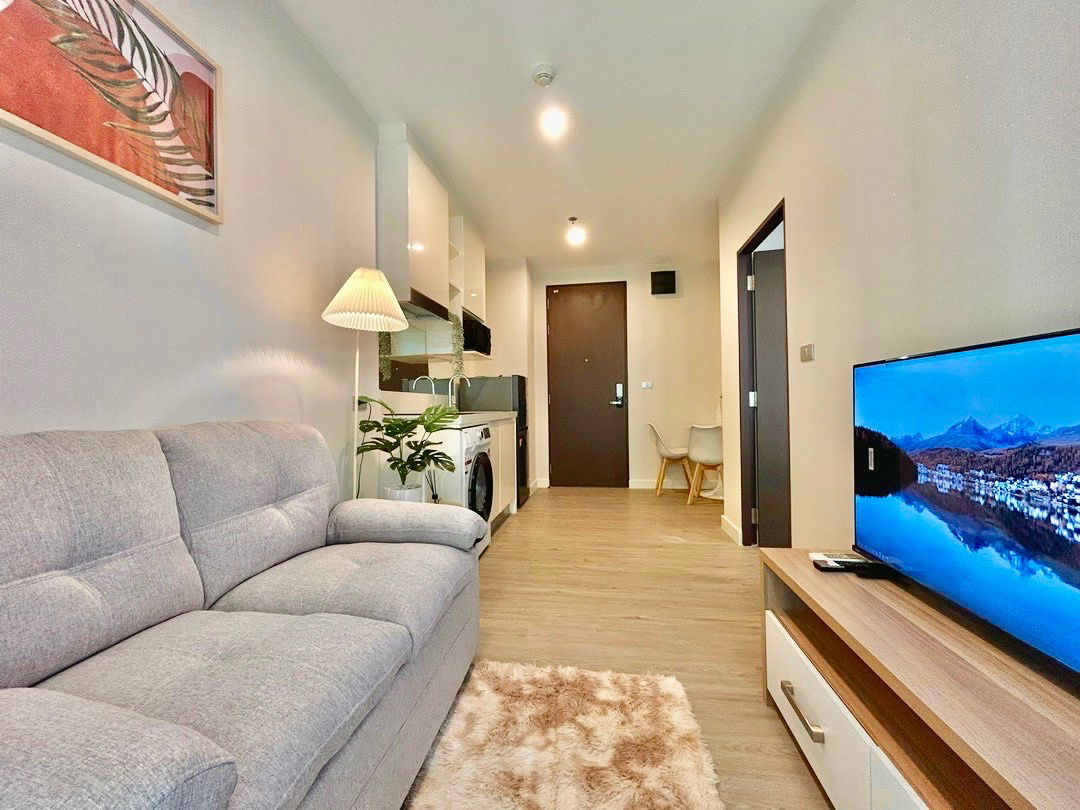 รูป 🔔The Sky Sukhumvit ห้องสวยตรงปก 1 ห้องนอน l เฟอร์ครบ l พร้อมอยู่! ☎️082 449 1563 💚ทักไลน์ @parisa.propty ตอบไวค่ะ☺️ - รูปที่ 2/7